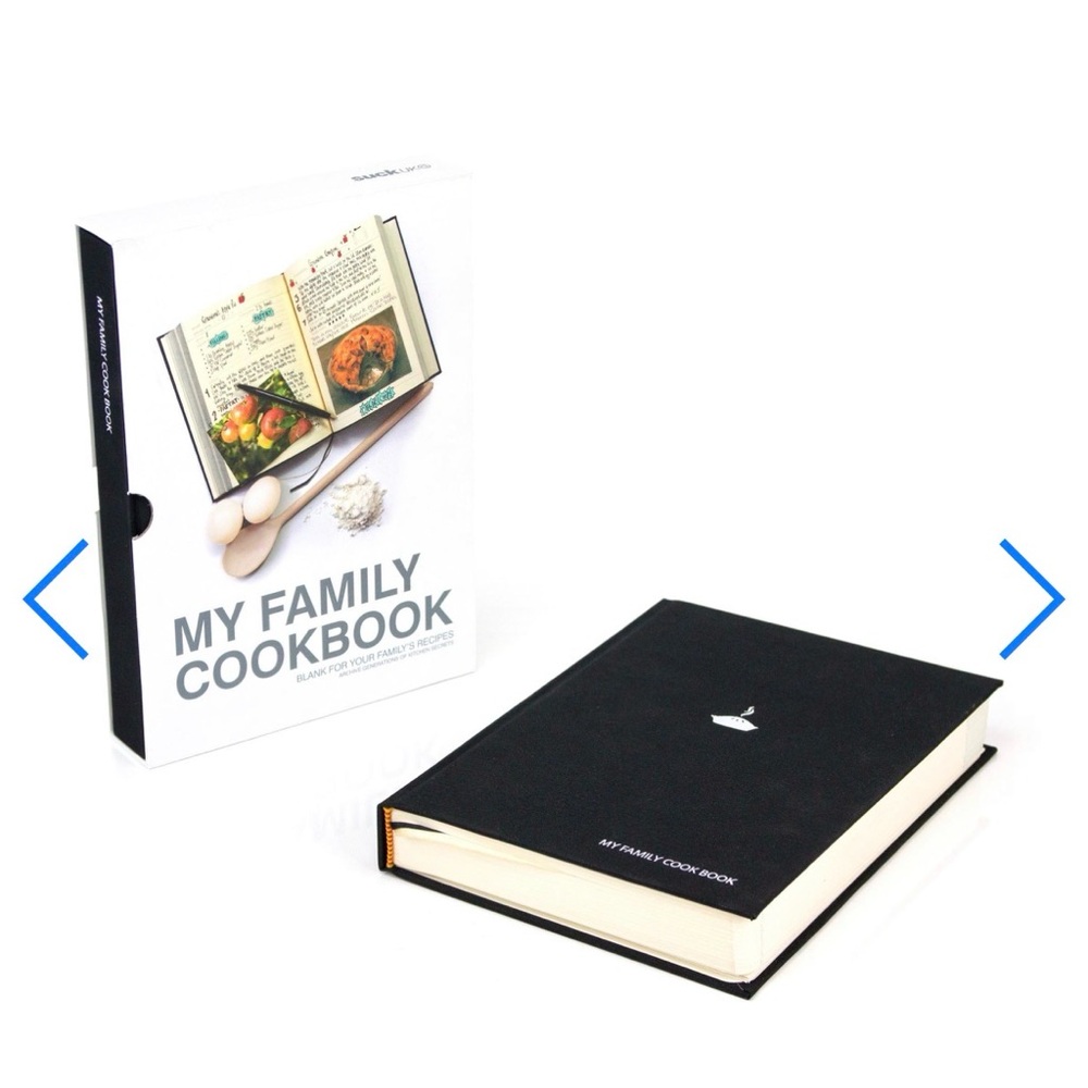 My Family Cookbook Black sold out